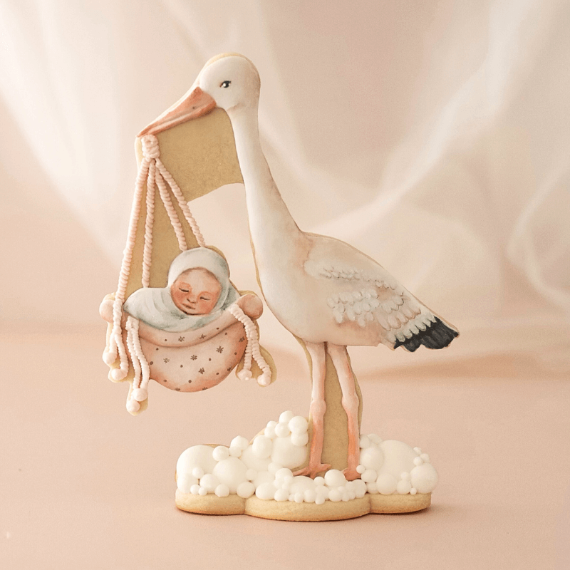 YA VIENE LA CIGÜEÑA: Mini Clase – Cookie 3D