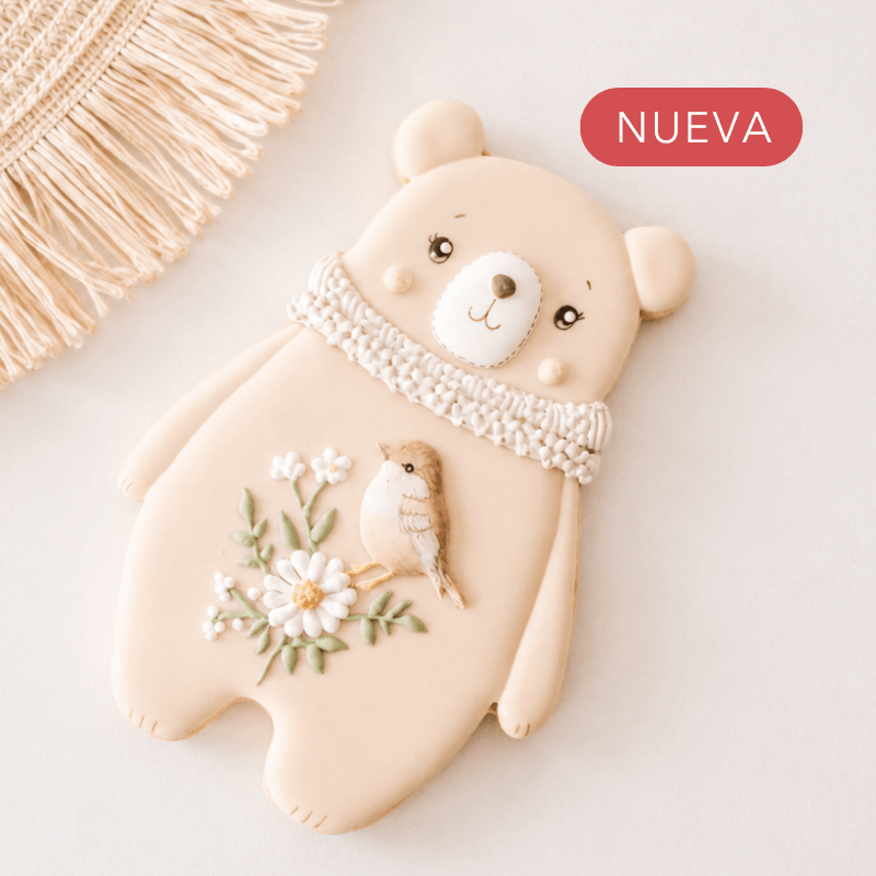 OSO BORDADO: Mini Clase – Volúmenes y texturas de glasa
